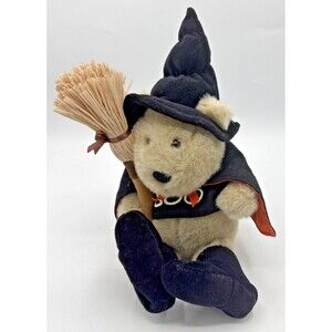 Starbucks Plush Bearista Bear Witch Doll Halloween Boo 2000 11th Edition 13”